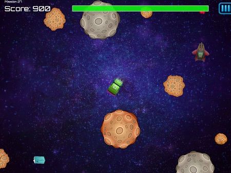 Space Waste Game Play iPad 450